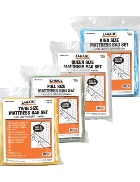 Mattress bags for moving
